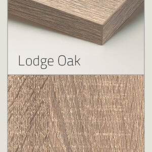 Linea Lodge Oak made of melamine a premium engineered material showcase wood grain detailing