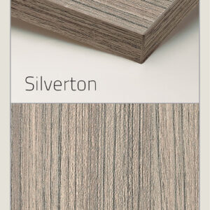Silverton made of melamine a premium engineered material showcase vertical wood grain detailing