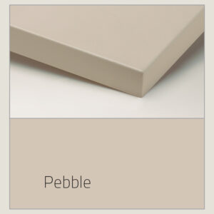 Suede UV Stabilized top hardcoat in the shade pebble