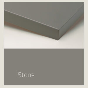 Suede UV Stabilized top hardcoat in the shade stone